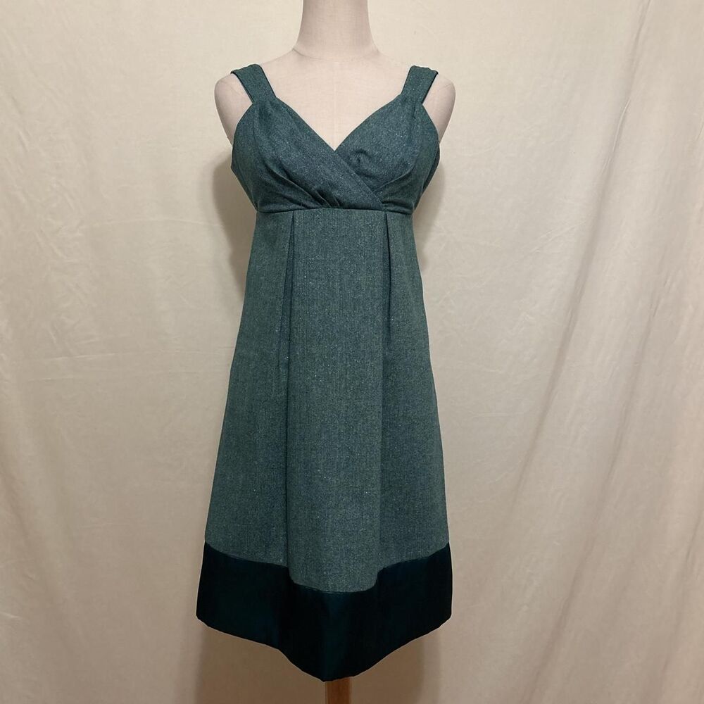 vintage pleated mini dress